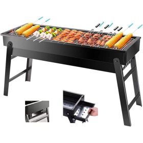 Portable Foldable Outdoor Barbecue Stove Charcoal Barbecue Stove Terrace Camping Picnic Burner Portable Home Use